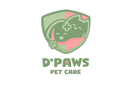 D'Paws Pet Care — Logo Klinik Hewan